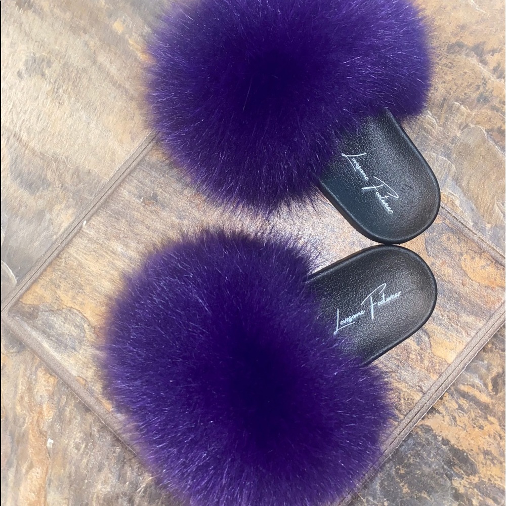 Dark purple fur slides